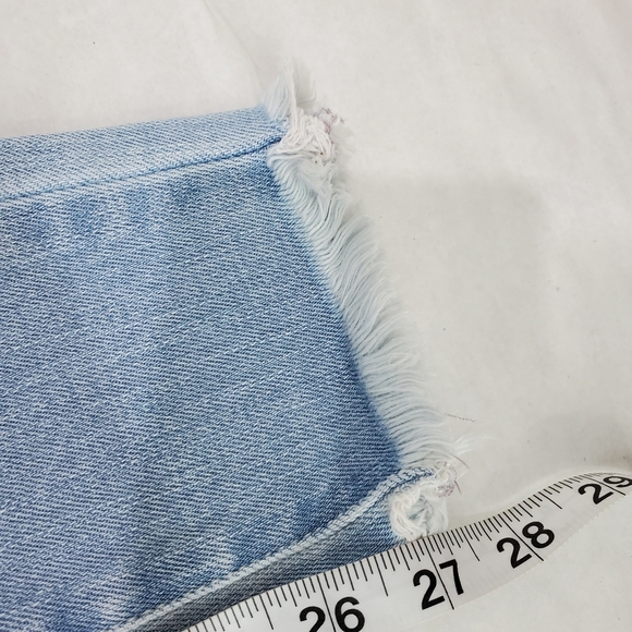 NEW KANCAN HIGH RISE ANKLE LENGTH SKINNY JEANS 3/25 DISTRESSED FRAY HEM - Picture 11 of 13